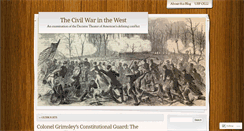 Desktop Screenshot of civilwarinthewest.com